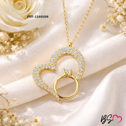 Korean Heart Locket With Ring