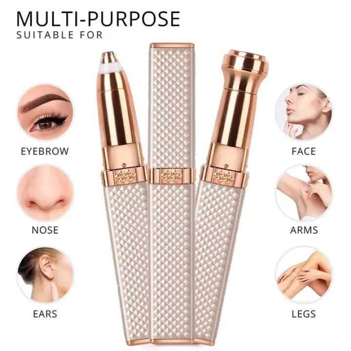 2-in-1 USB Rechargeable Eyebrow & Face Trimmer