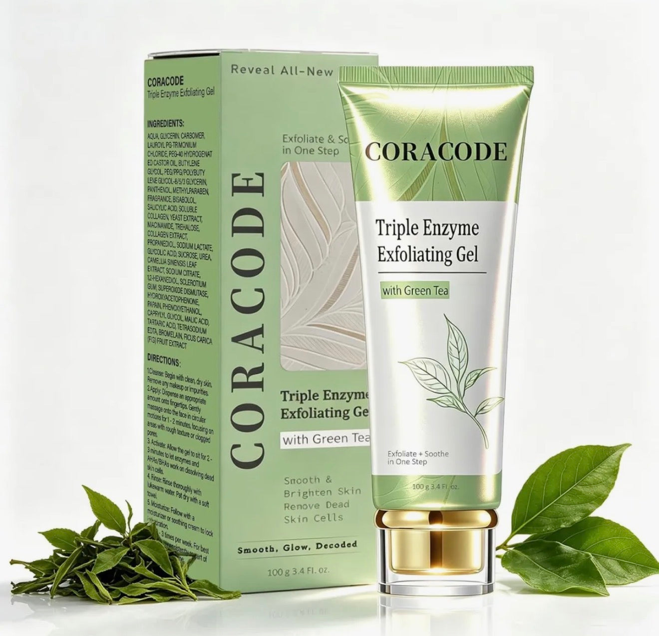 Coracode Triple Enzyme Exfoliating Gel (100g)