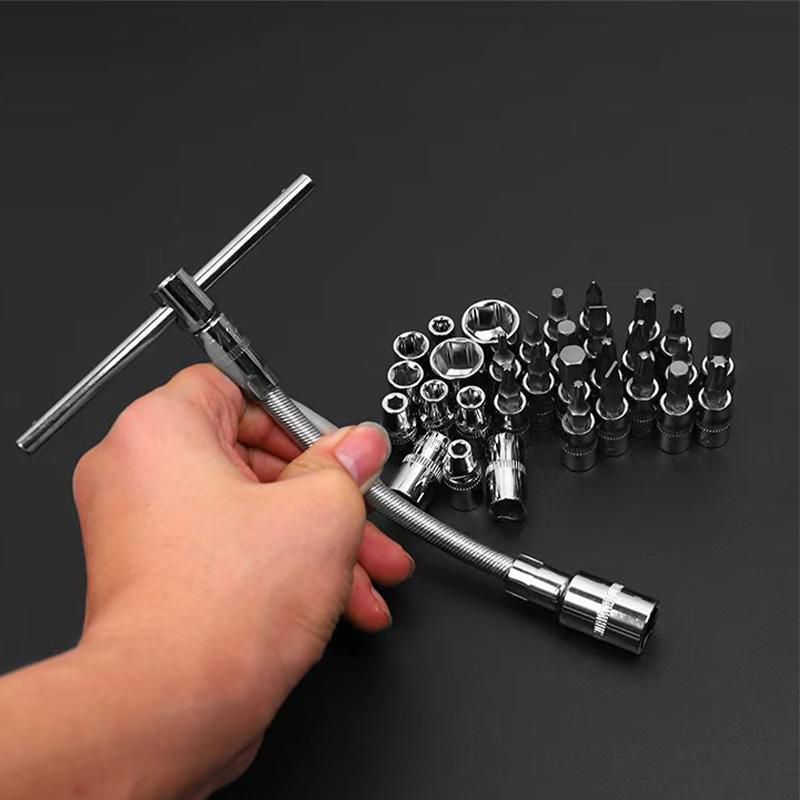 46 Pcs Socket Wrench Tool Set