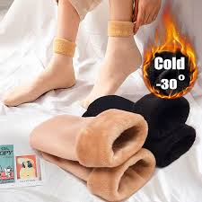 Women’s Warm Woolen Thermal Socks – 2 Pairs