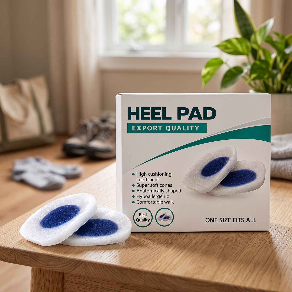 Heel Pad Cushion – Soft Silicone Heel Support