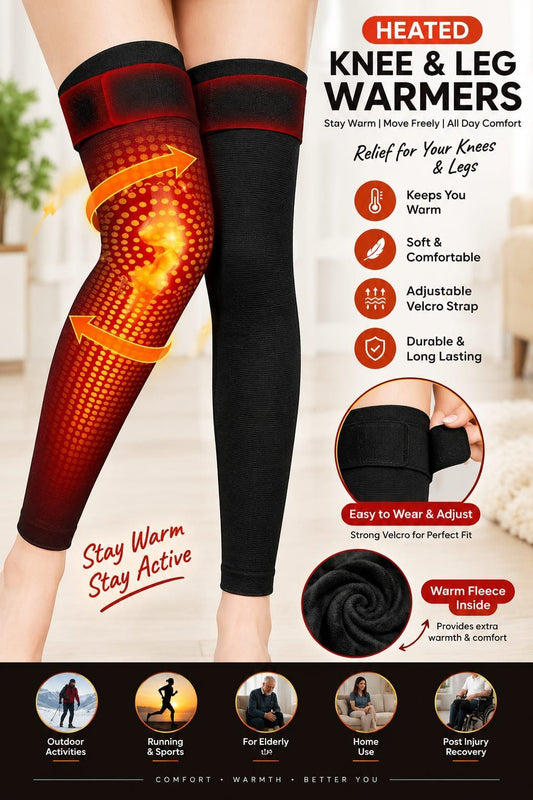 Fleece-Lined Knee Warmers – Pair