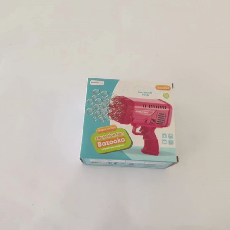 Bubble Feast Bubble Gun for Kids (Random Color)